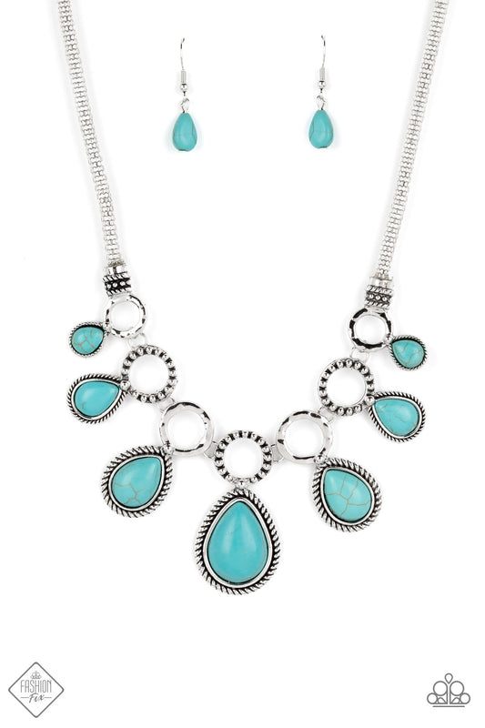 Riverside Relic - Blue Necklace