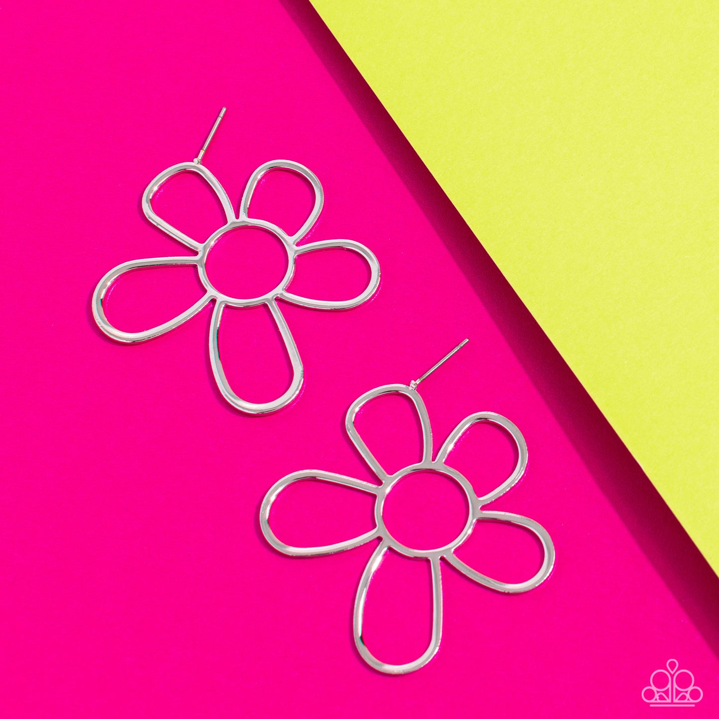 Rustic Rarity - Silver Earrings