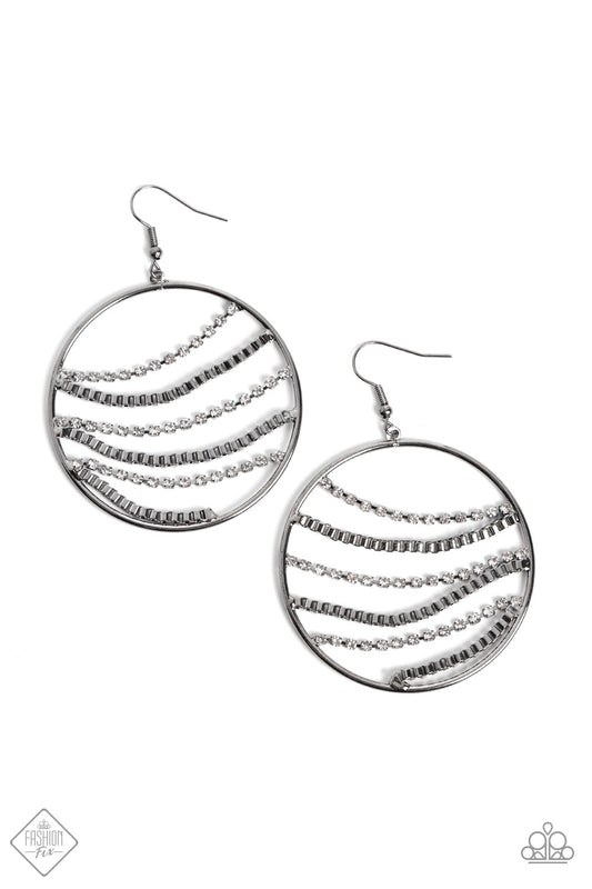 Fighting Fortune - Black Earrings