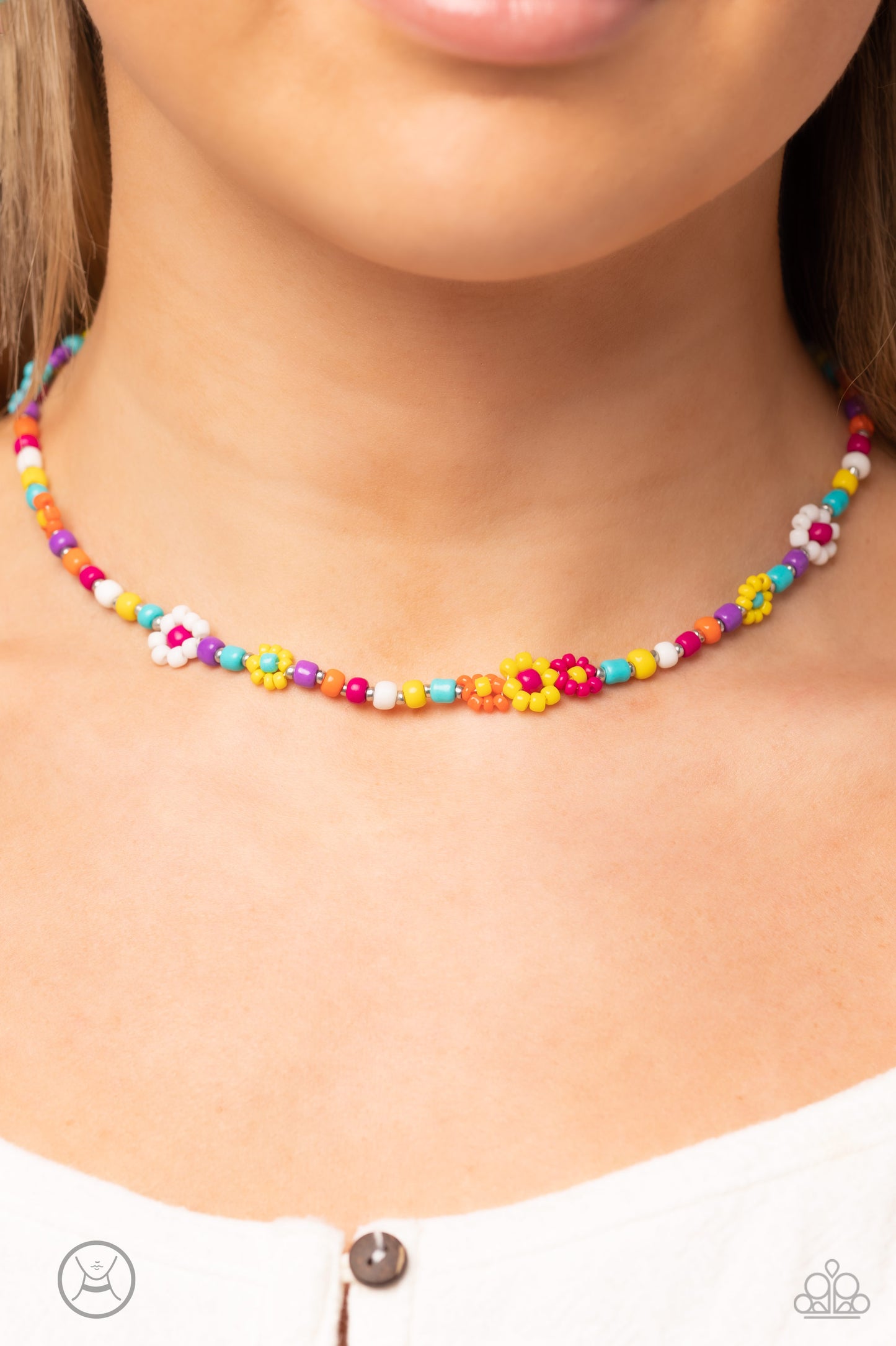 Flower Child Flair - Multi BL/MT - Necklace