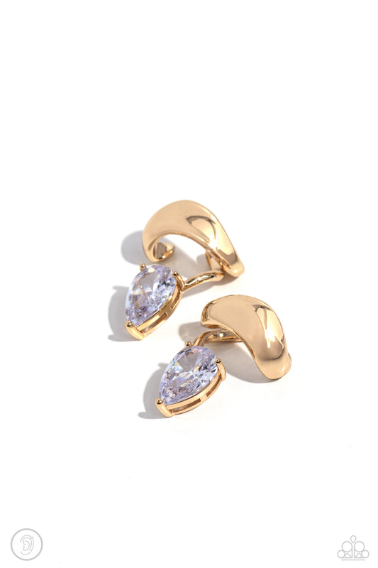 Twisting Teardrop Earrings