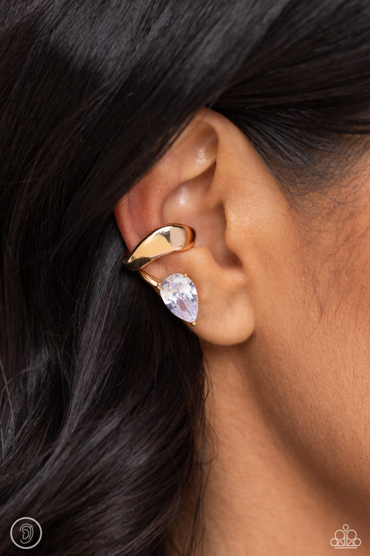Twisting Teardrop Earrings